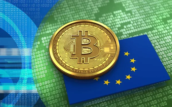 bitcoin arka plan üzerinde gösterimi