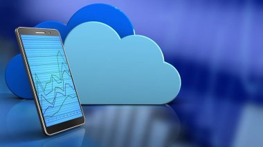 bulutlar üzerinde arka plan resmi