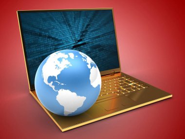  Altın bilgisayar çizimi