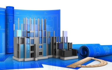  illüstrasyon inşaat ilerleme 