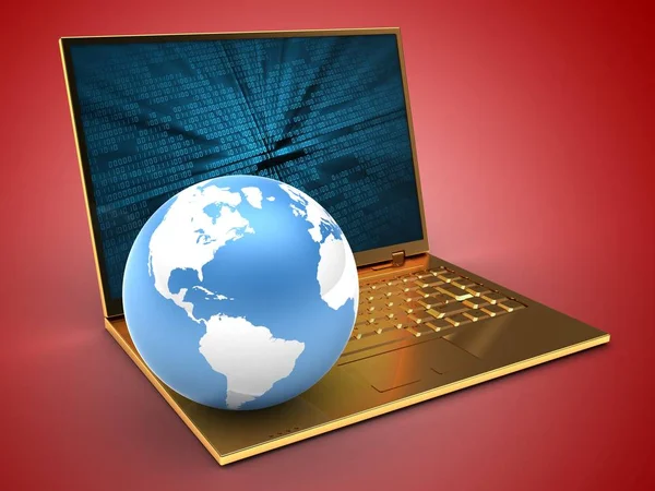  Altın bilgisayar çizimi