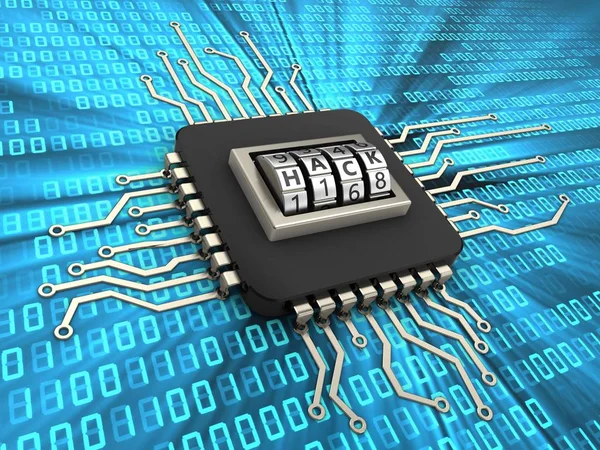 bilgisayar çipi gösteren resim