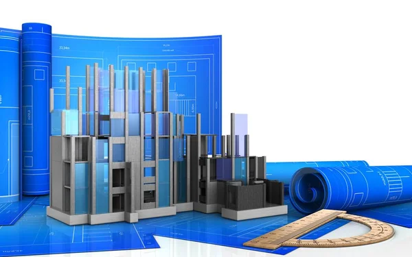  illüstrasyon inşaat ilerleme 