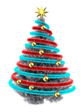 Metalik Noel ağacı