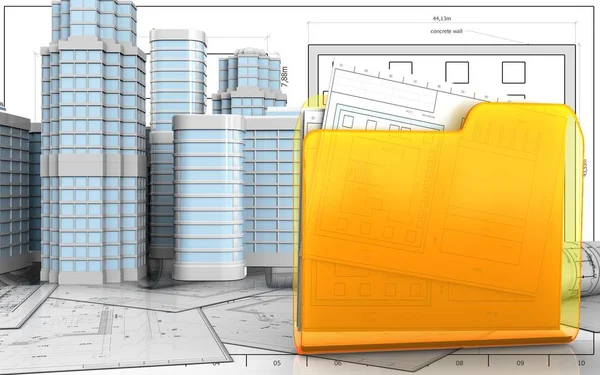 kentsel sahne ile klasör