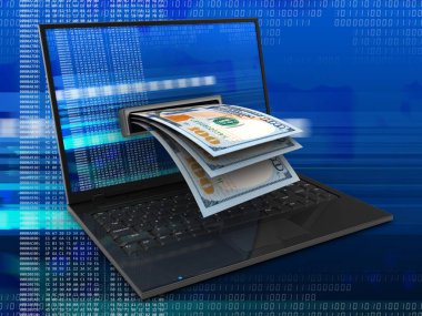  dizüstü bilgisayar arka plan üzerinde gösterimi