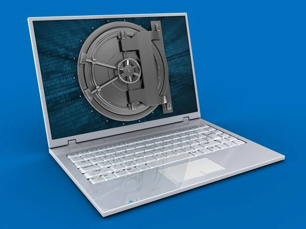  dizüstü bilgisayar arka plan üzerinde gösterimi