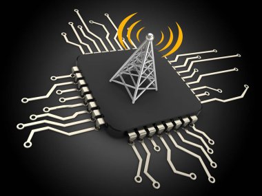 bilgisayar çipi gösteren resim