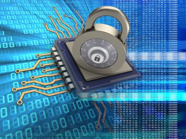 Elektronik mikroişlemci çizimi 