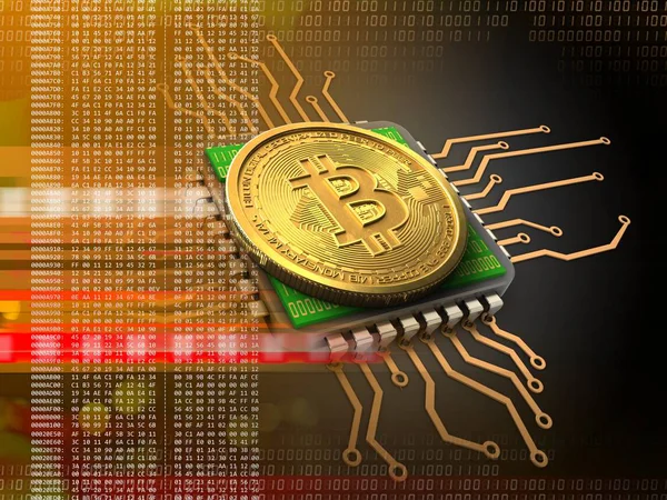 bitcoin arka plan üzerinde gösterimi