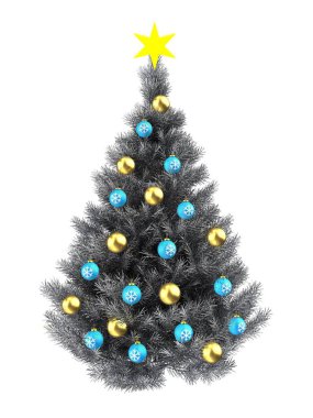 Metalik Noel ağacı