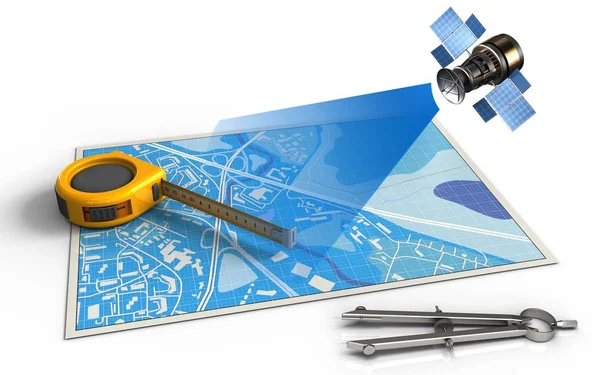 mavi harita gösterimi