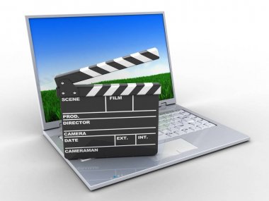  dizüstü bilgisayar arka plan üzerinde gösterimi