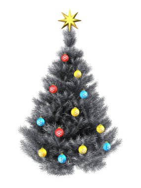 Metalik Noel ağacı