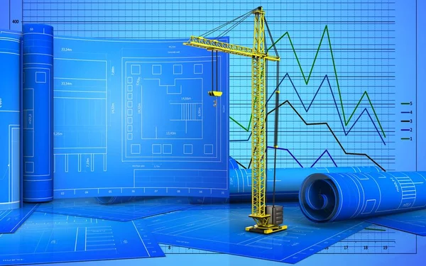 Rulo çizim ile vinç 