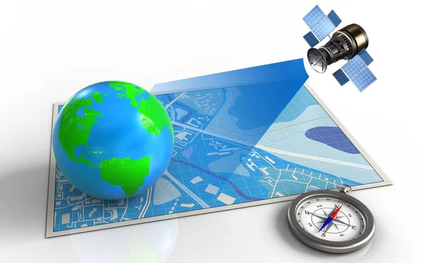 mavi harita gösterimi