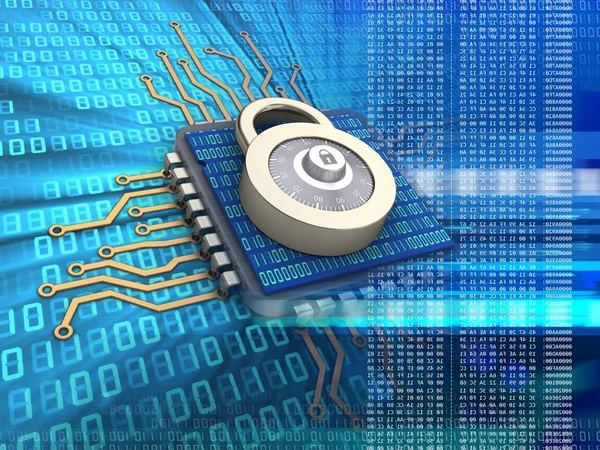 Elektronik mikroişlemci çizimi