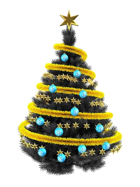 Albero di Natale grigio — Foto Stock