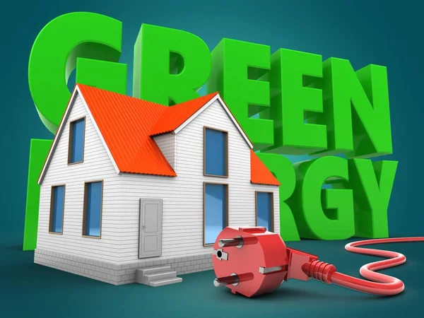  evin arka plan üzerinde gösterimi