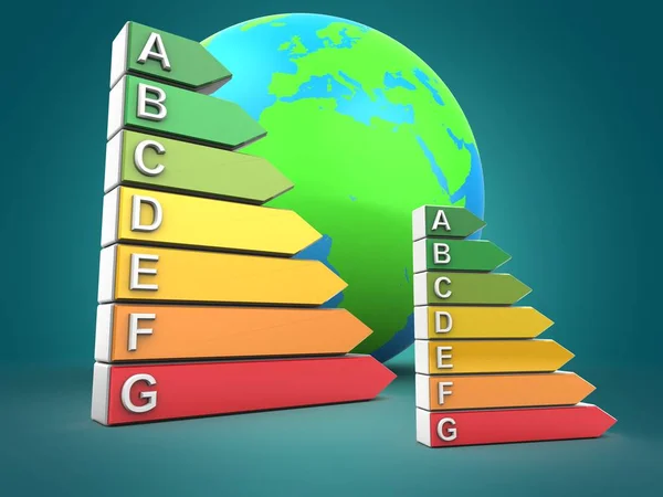 illustration of energy ranking