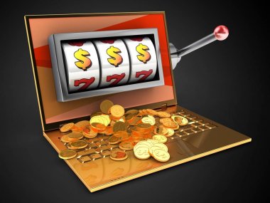  Altın bilgisayar çizimi