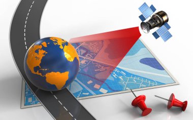 mavi harita gösterimi