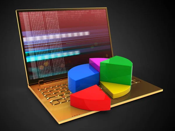  Altın bilgisayar çizimi 