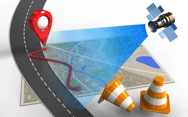  harita yolu ile gösterimi