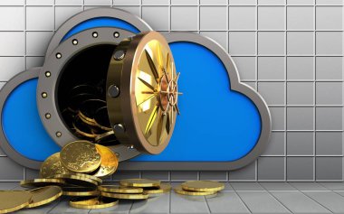  sikke üzerinde beyaz duvar