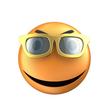 Turuncu ifade gülümseme