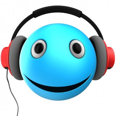 Mavi ifade gülümseme