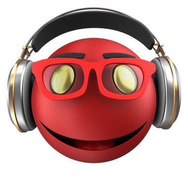  Kırmızı ifade gülümseme