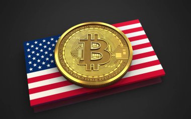 bitcoin arka plan üzerinde gösterimi