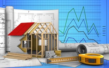 çerçeve ev çizimi