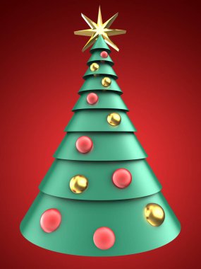 yeşil ve mavi xmas ağacı