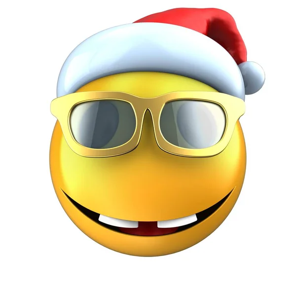 Emoticon amarelo sorriso — Fotografia de Stock
