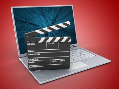  dizüstü bilgisayar arka plan üzerinde gösterimi