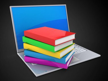  dizüstü bilgisayar arka plan üzerinde gösterimi