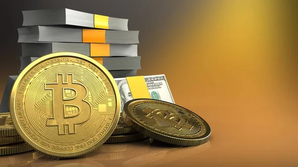  para yığını üzerinden sarı arka plan