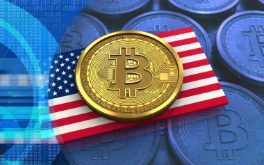 bitcoin arka plan üzerinde gösterimi