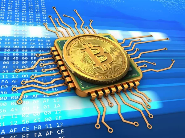 bitcoin arka plan üzerinde gösterimi