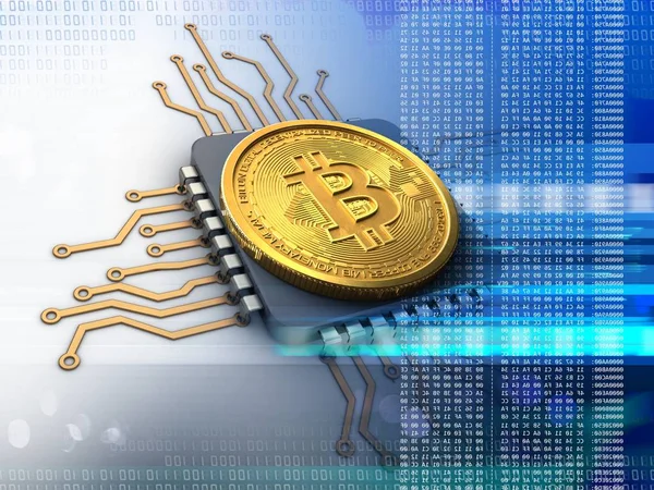 bitcoin arka plan üzerinde gösterimi