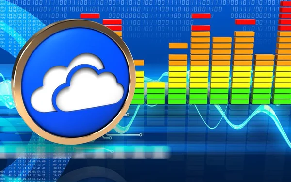 3D bulutlar sembol ses spektrum