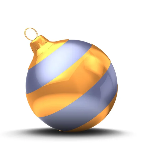 Ilustração de bola de Natal violeta — Fotografia de Stock