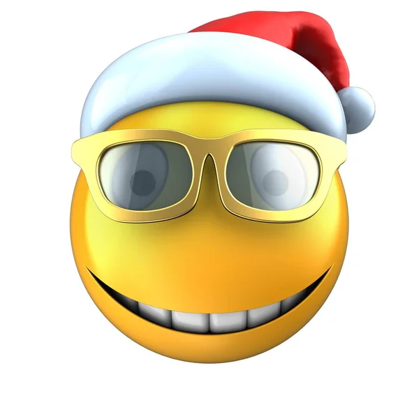 Gele emoticon glimlach — Stockfoto