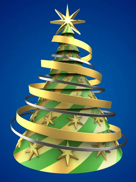 Abstrakter Weihnachtsbaum — Stockfoto