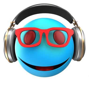 Mavi ifade gülümseme