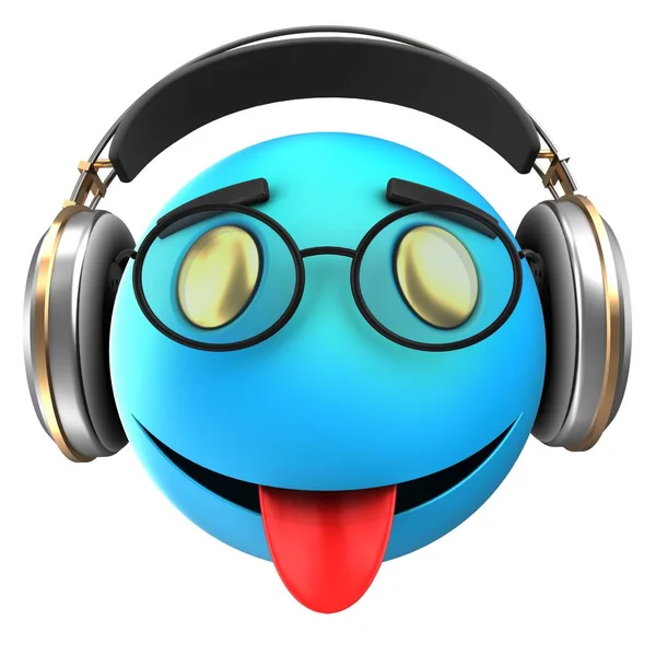 Mavi ifade gülümseme