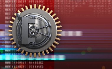 kasa kapısı gösteren resim