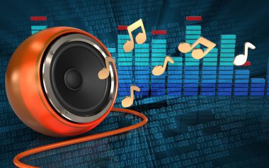  Turuncu hoparlör çizimi 